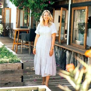 CJLA Blue Maxi Dress M